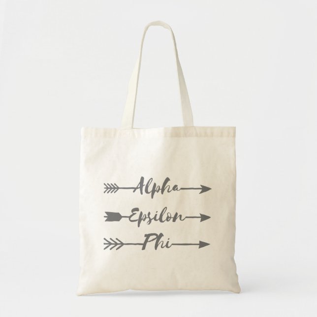 Alpha Epsilon Phi | Arrows Tote Bag (Front)