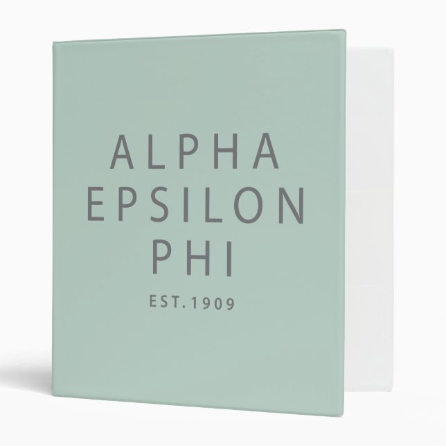 Alpha Epsilon Phi | Est. 1909 Binder (Front/Inside)