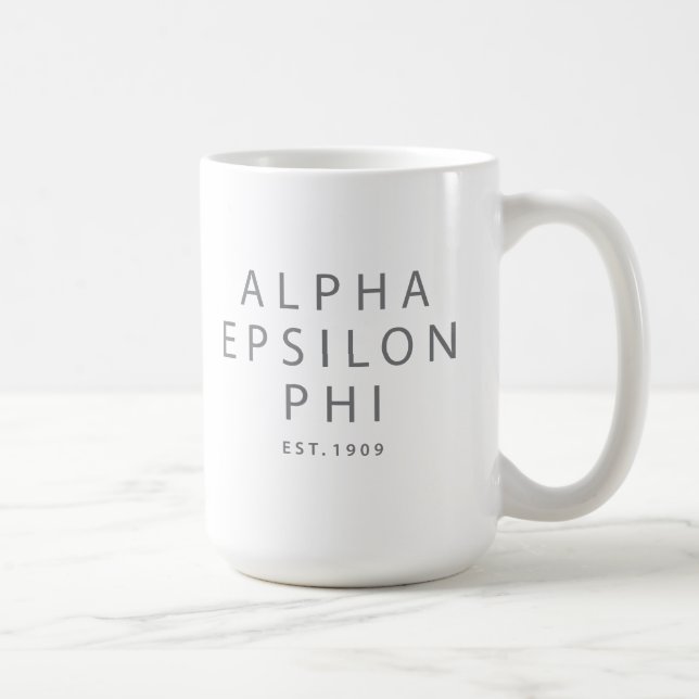 Alpha Epsilon Phi | Est. 1909 Coffee Mug (Right)