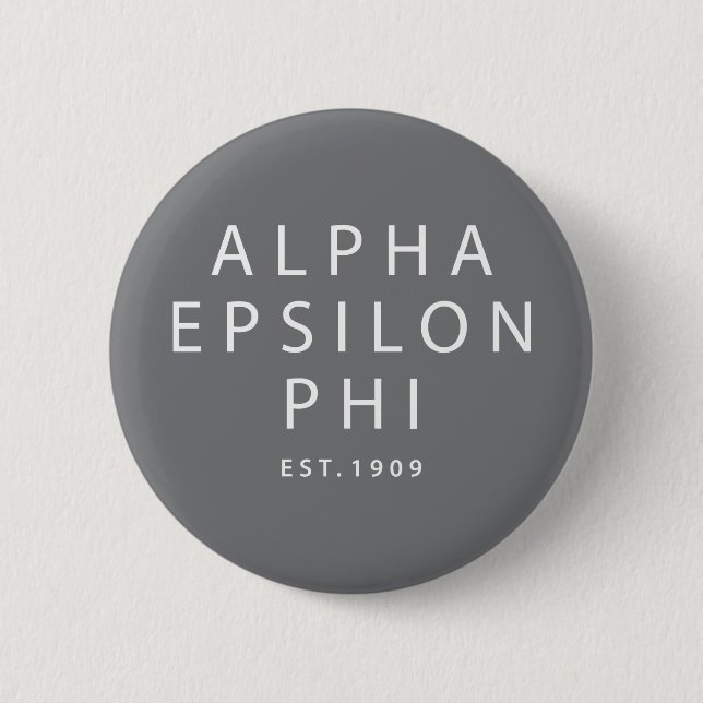 Alpha Epsilon Phi | Est. 1909 Pinback Button (Front)