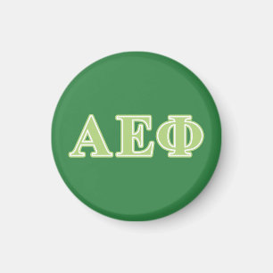 Alpha Epsilon Phi Green Letters Magnet