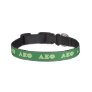 Alpha Epsilon Phi Green Letters Pet Collar
