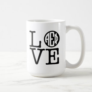 Alpha Epsilon Phi   Love Coffee Mug