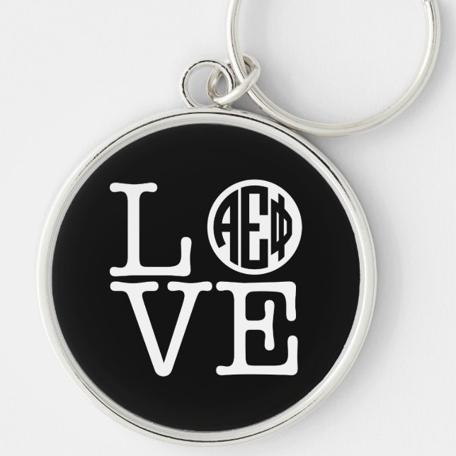 Alpha Epsilon Phi | Love Keychain (Front)