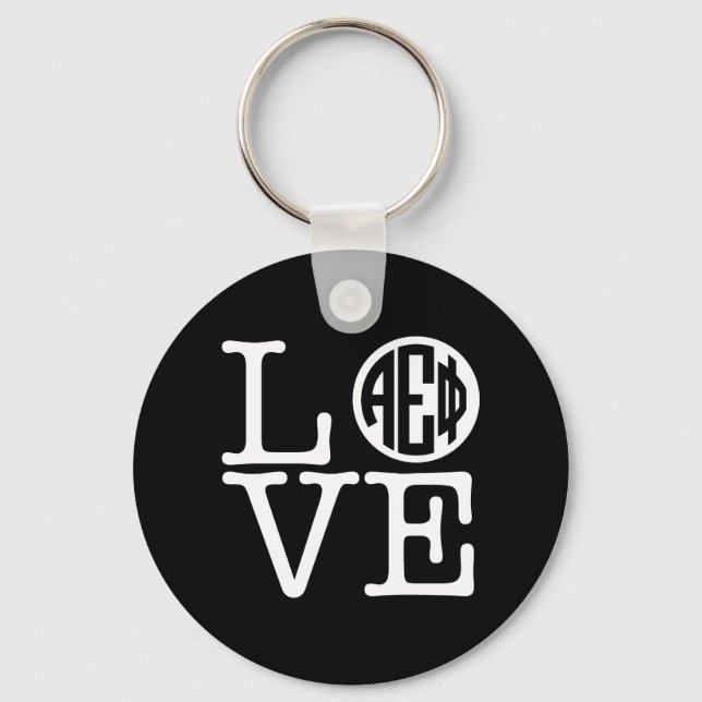 Alpha Epsilon Phi | Love Keychain (Front)