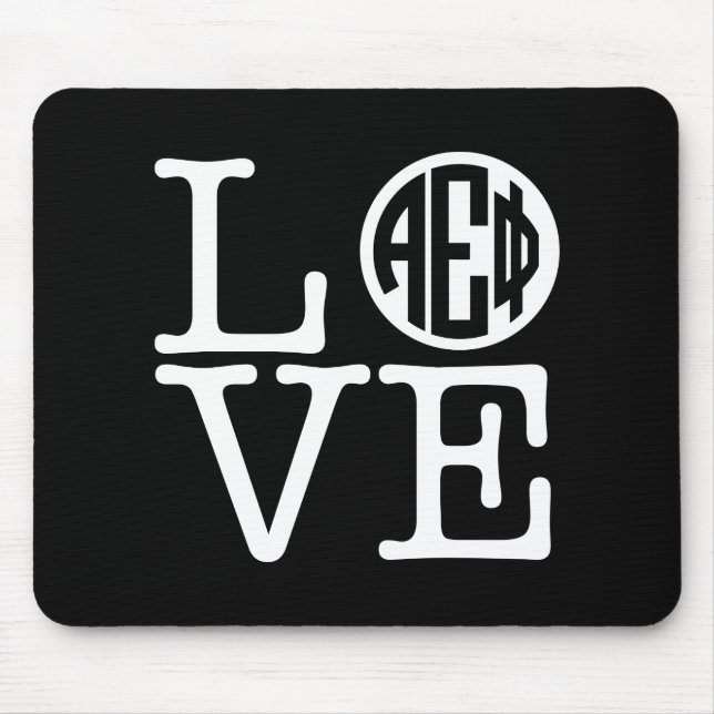 Alpha Epsilon Phi | Love Mouse Pad (Front)