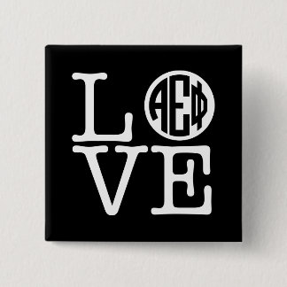 Alpha Epsilon Phi | Love Pinback Button