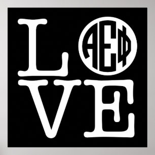 Alpha Epsilon Phi Love Poster