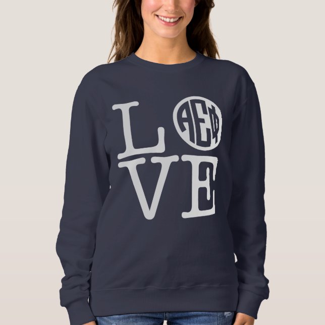 Alpha Epsilon Phi | Love Sweatshirt (Front)