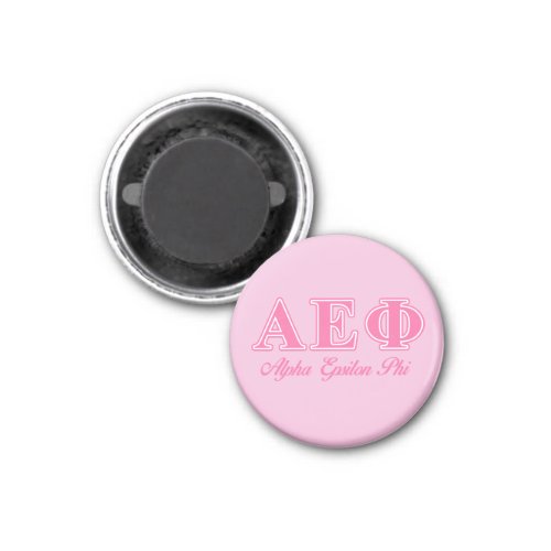 Alpha Epsilon Phi Pink Letters Magnet