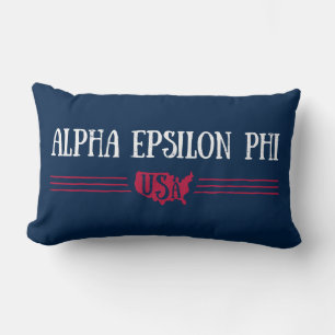 Alpha Epsilon Phi - USA Lumbar Pillow
