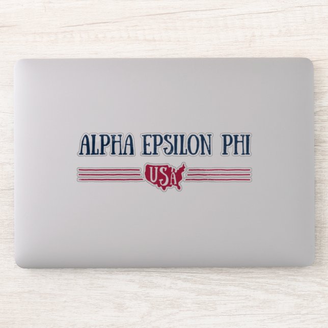 Alpha Epsilon Phi - USA Sticker (Computer)