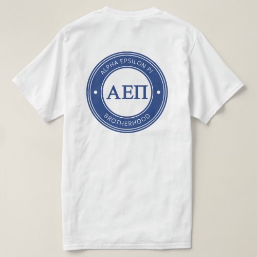 Alpha Epsilon Pi  Badge T_Shirt