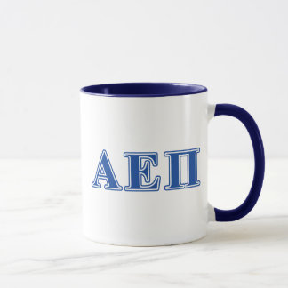 Alpha Epsilon Pi Blue Letters Mug