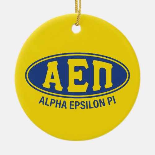 Alpha Epsilon Pi  Vintage Ceramic Ornament