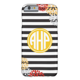 Alpha Eta Rho | Monogram Stripe Pattern Barely There iPhone 6 Case