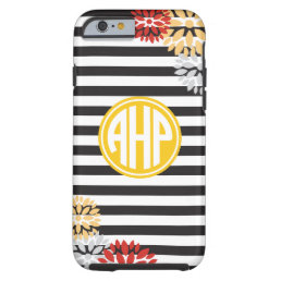 Alpha Eta Rho | Monogram Stripe Pattern Tough iPhone 6 Case