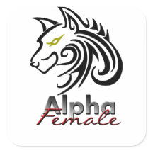 Alpha Female Stickers