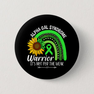 Alpha Gal Syndrom Syndrome Awareness Button