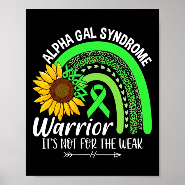 Alpha Gal Syndrom Syndrome Awareness  Poster (Front)