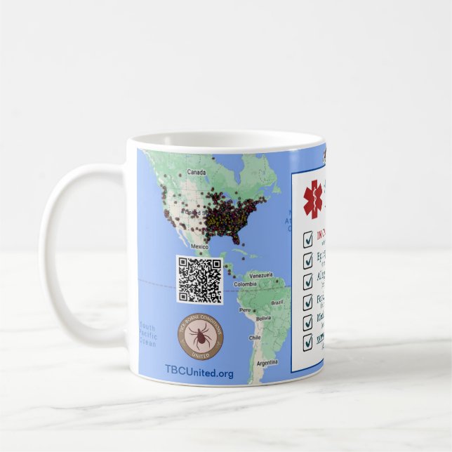 Alpha-gal Syndrome (11 oz.) Awareness Mug (Left)