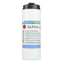 ALPHA-GAL SYNDROME TUMBLER