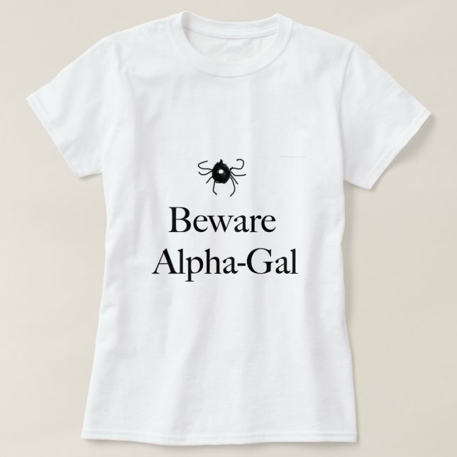 Alpha Gal T Shirt (Design Front)