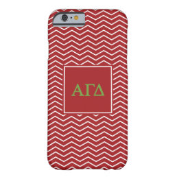 Alpha Gamma Delta | Chevron Pattern Barely There iPhone 6 Case