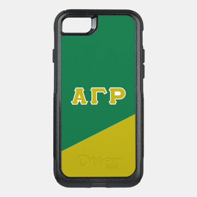 Alpha Gamma Rho | Greek Letters Otterbox iPhone Case (Back)