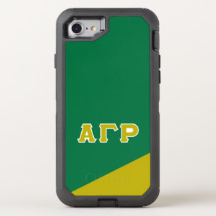 Alpha Gamma Rho Greek Letters OtterBox Defender iPhone SE/8/7 Case