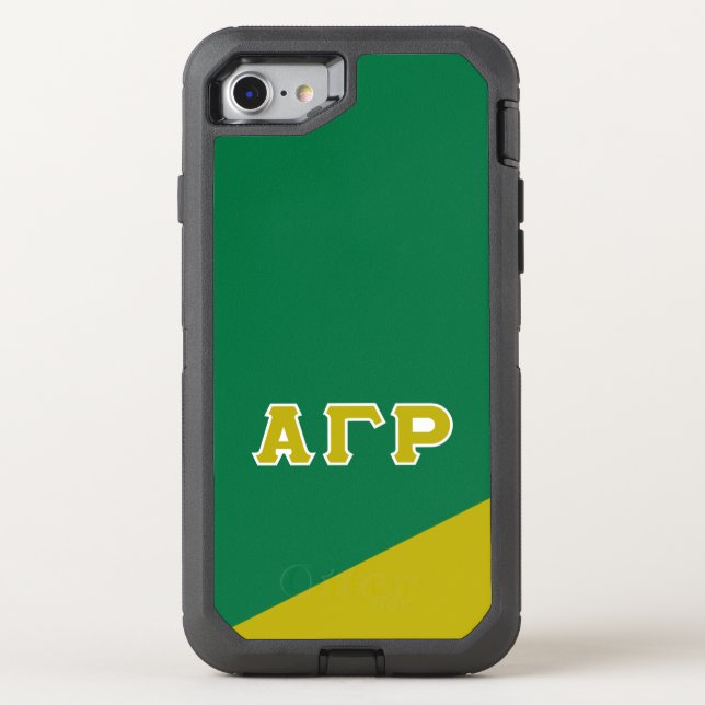 Alpha Gamma Rho | Greek Letters Otterbox iPhone Case (Back)