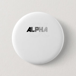 Alpha greek alphabet letter button