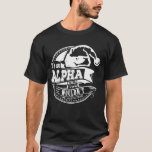 Alpha- Hat Xmas Personalized Name T-Shirt