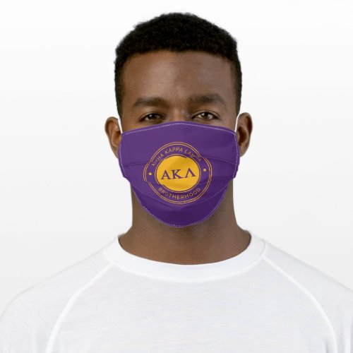 Alpha Kappa Lambda  Badge Adult Cloth Face Mask