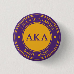 Alpha Kappa Lambda   Badge Button