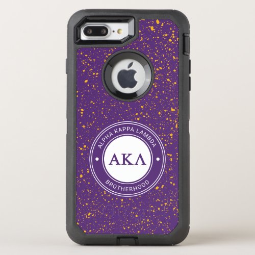 Alpha Kappa Lambda  Badge OtterBox Defender iPhone 8 Plus7 Plus Case
