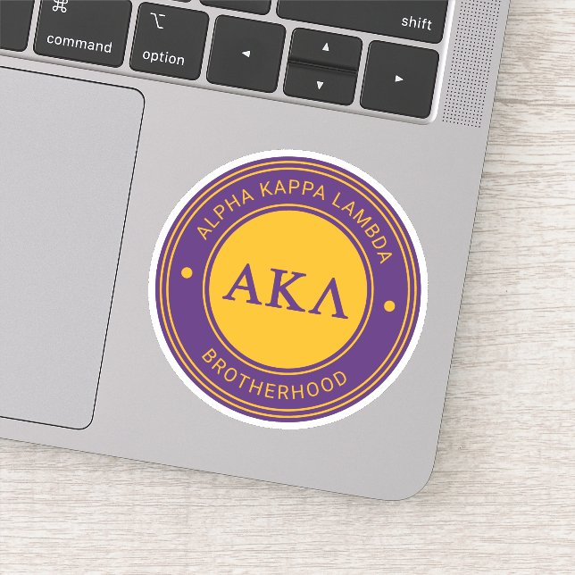 Alpha Kappa Lambda | Badge Sticker (Detail)