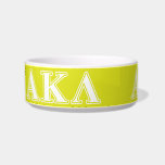 Alpha Kappa Lambda Black Letters Bowl<br><div class="desc">Check out these official Alpha Kappa Lambda designs! Personalize your own Greek merchandise on Zazzle.com! Click the Customize button to insert your own name, class year, or club to make a unique product. Try adding text using various fonts & view a preview of your design! Zazzle's easy to customize products...</div>