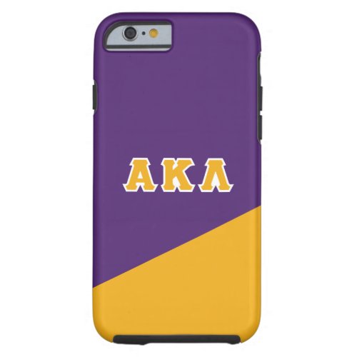 Alpha Kappa Lambda  Greek Letters Tough iPhone 6 Case