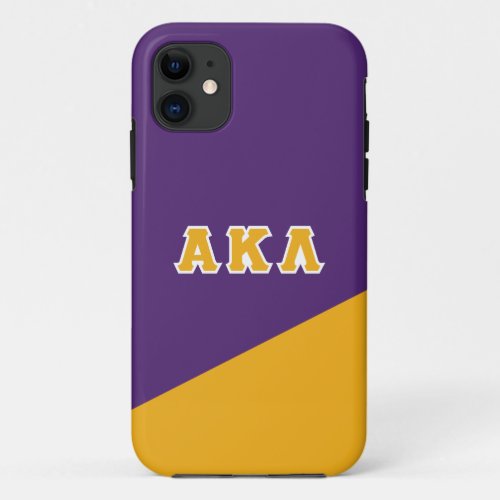 Alpha Kappa Lambda  Greek Letters iPhone 11 Case