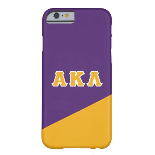Alpha Kappa Lambda  Greek Letters Barely There iPhone 6 Case