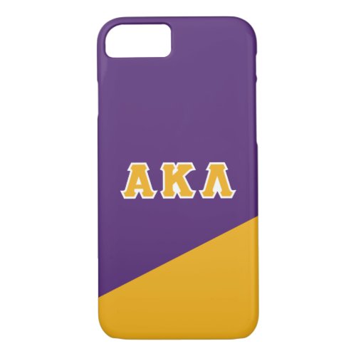 Alpha Kappa Lambda  Greek Letters iPhone 87 Case