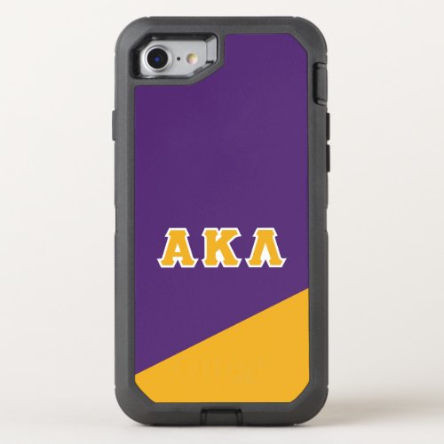 Alpha Kappa Lambda  Greek Letters OtterBox Defender iPhone SE87 Case