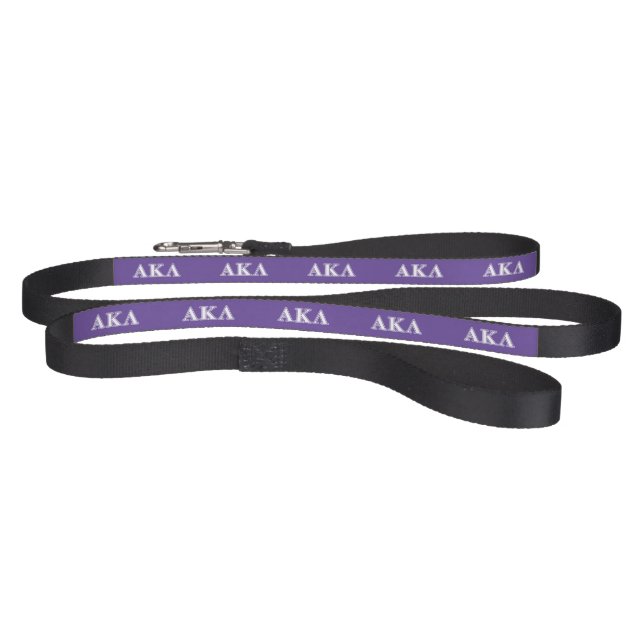 Alpha Kappa Lambda Purple Letters Pet Leash (Full)