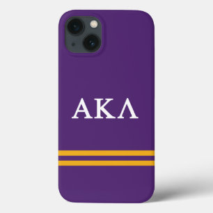 Alpha Kappa Lambda Sport Stripe iPhone 13 Case