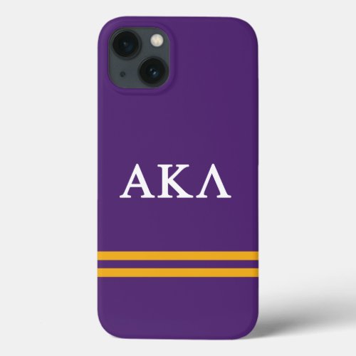 Alpha Kappa Lambda  Sport Stripe iPhone 13 Case