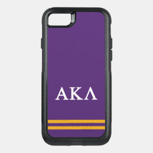 Alpha Kappa Lambda Sport Stripe OtterBox Commuter iPhone SE/8/7 Case