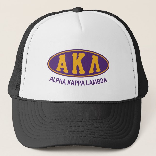 Alpha Kappa Lambda | Vintage Trucker Hat (Front)