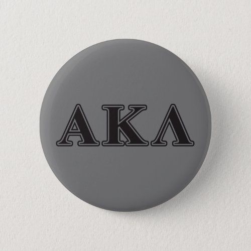 Alpha Kappa Lambda White and Yellow Letters Button