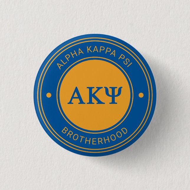 Alpha Kappa Psi | Badge Button (Front)